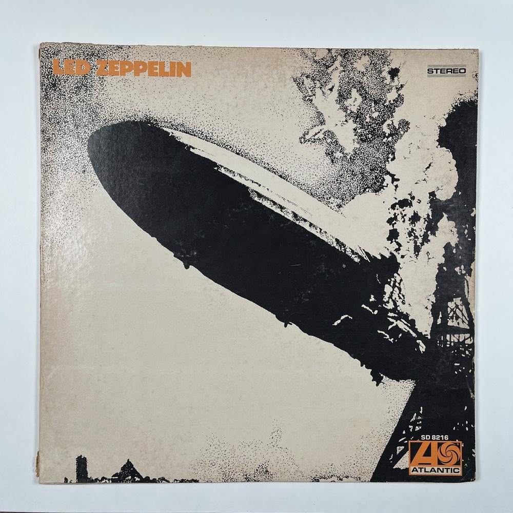 Led Zeppelin Self-Titled Vinyl LP Atlantic SD 8216 Stereo Record 70s Repress